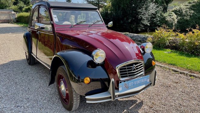 Citroen 2 CH 2cv6 charleston Rouge Delage / NOIR de 2011