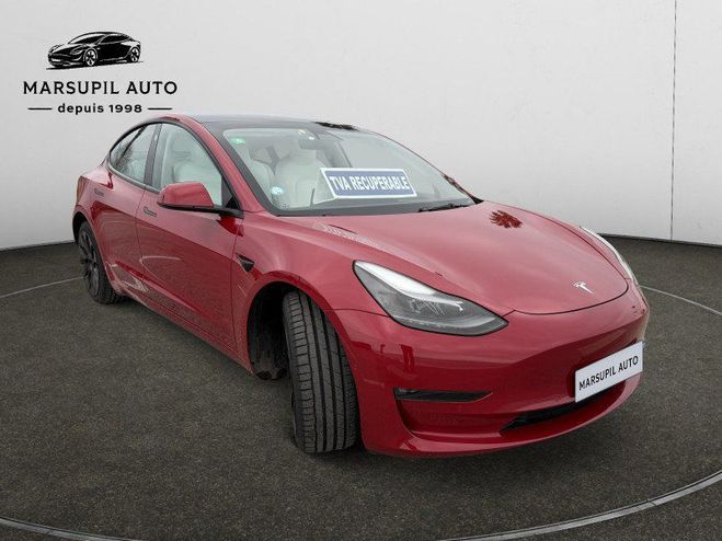 Tesla Model 3 LONG-RANGE DUAL MOTOR AWD MY21 Rouge de 2021