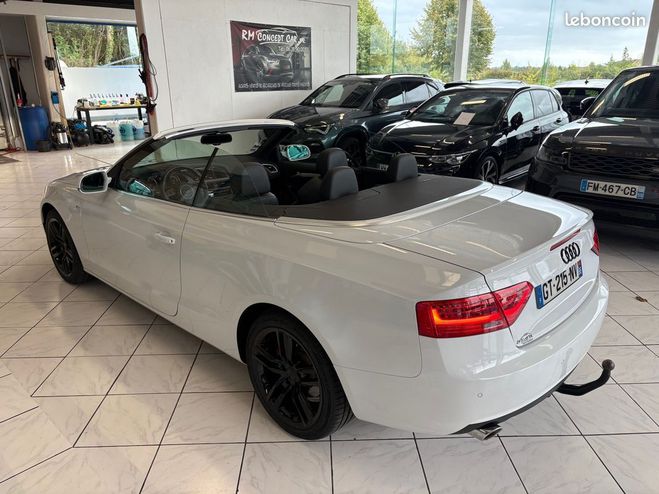 Audi A5 Cabriolet 3.0 V6 TDI S TRONIC QUATTRO 24 Blanc de 2014
