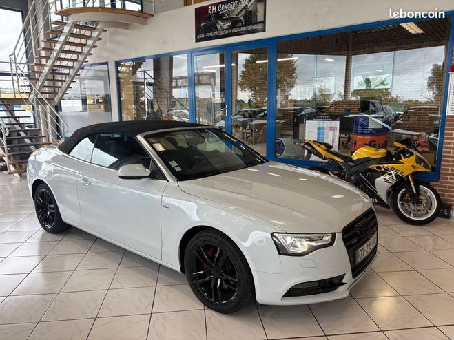 Audi A5 Cabriolet 3.0 V6 TDI S TRONIC QUATTRO 24 Blanc de 2014