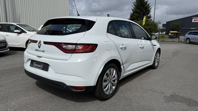 Renault Megane IV (BFB) 1.5 dCi 110ch energy Business BLANC de 2017