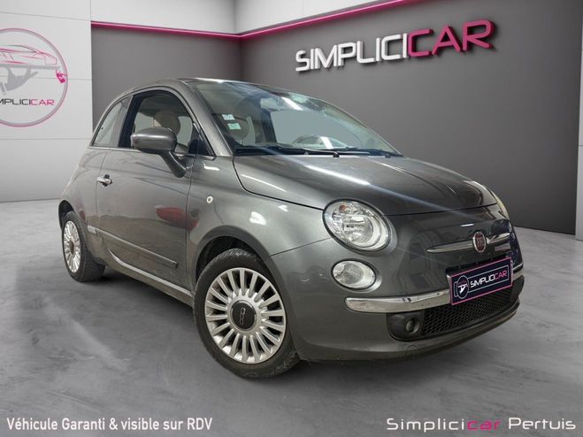 Fiat 500 0.9 8V 85 ch TwinAir SS Lounge Gris de 2011
