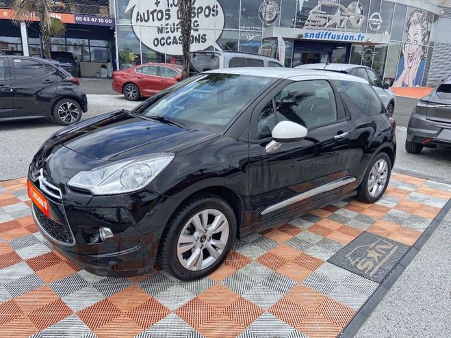 Citroen DS 3 DS3 1.2 VTI 82 SO CHIC 1ER MAIN Noir de 2016