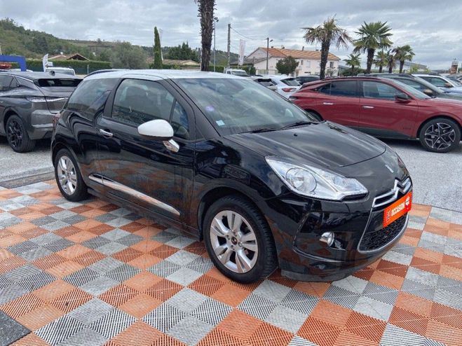 Citroen DS 3 DS3 1.2 VTI 82 SO CHIC 1ER MAIN Noir de 2016