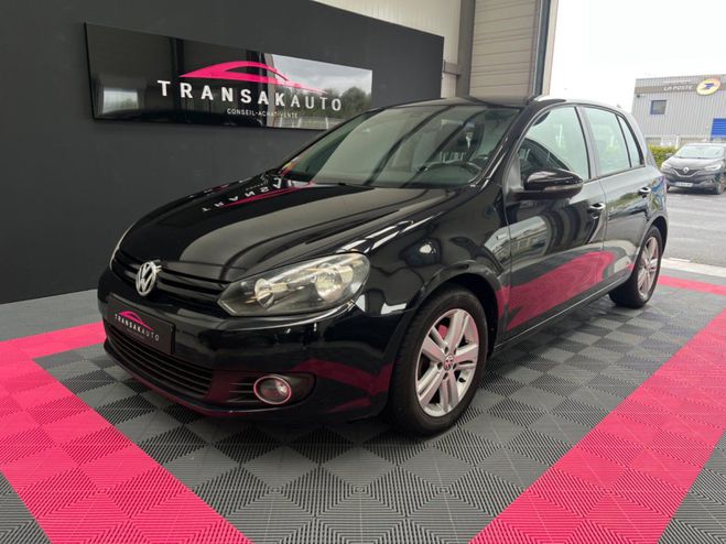 Volkswagen Golf 1.6 TDI 105 FAP CR BlueMotion Match DIST Noir de 2012