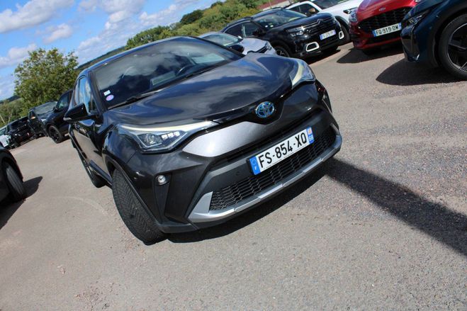 Toyota C HR GRAPHIC 184 CV HYBRIDE GPS CARPLAY CAMR Gris / Toit Noir de 2020