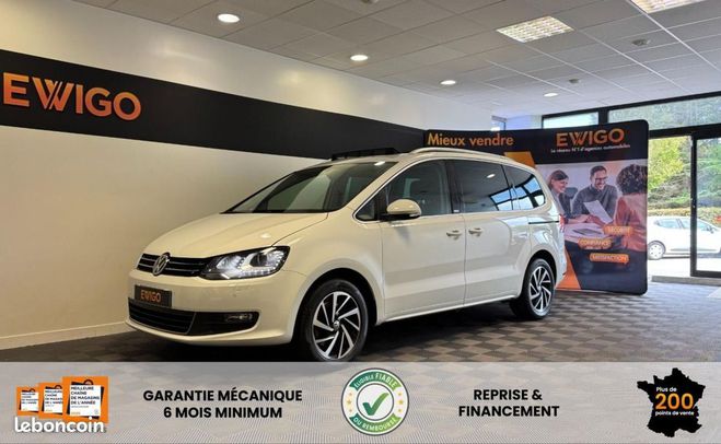 Volkswagen Sharan 2.0 TDI 150 BLUEMOTION CONNECT DSG BVA Blanc de 2018