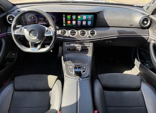Mercedes Classe E 220D 2.0 194CH AMG LINE 4MATIC 9G-TRONIC Noir de 2017