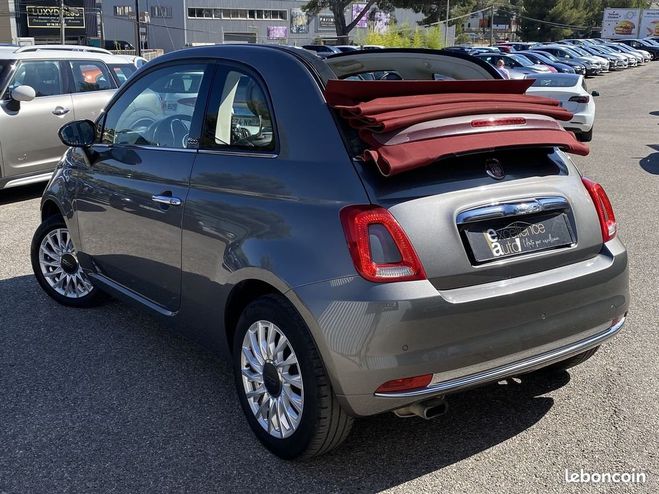 Fiat 500 C 1.2 8V 69CH LOUNGE Gris de 2017