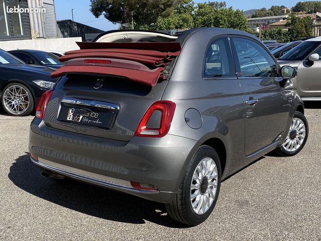 Fiat 500 C 1.2 8V 69CH LOUNGE Gris de 2017