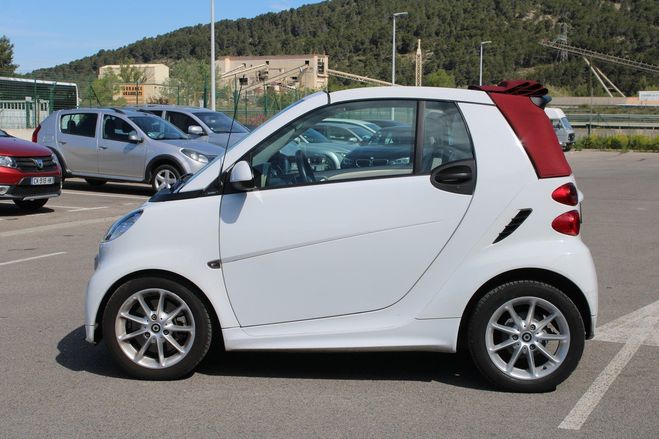 Smart Fortwo cabrio 1.0 71cv - garantie 12 mois Blanc de 2012
