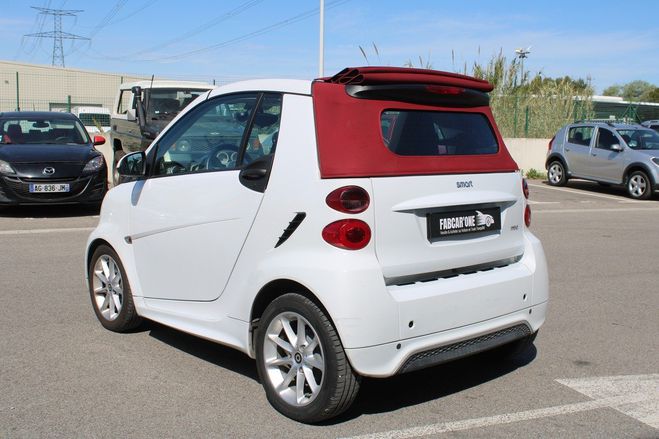 Smart Fortwo cabrio 1.0 71cv - garantie 12 mois Blanc de 2012