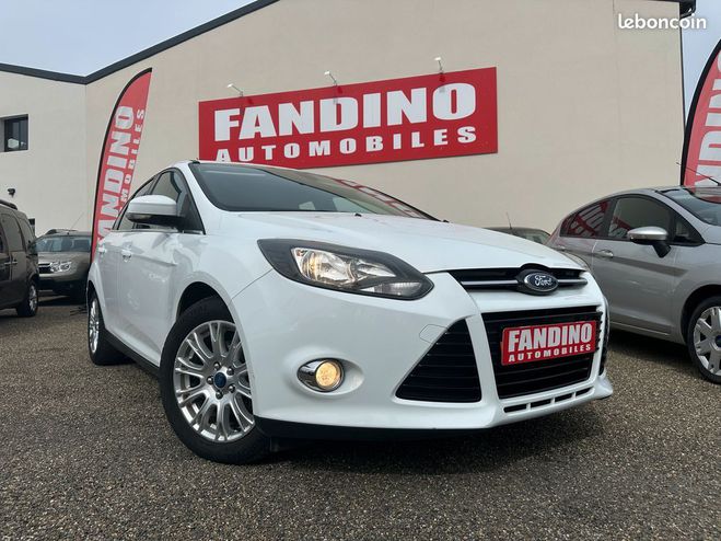 Ford Focus 1.6 Tdci 115Ch Titanium 5P Blanc de 2014