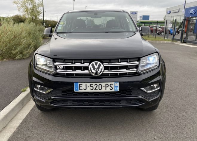 Volkswagen Amarok 3.0 V6 TDI 224CH CARAT 4MOTION 4X4 PERMA Noir de 2017