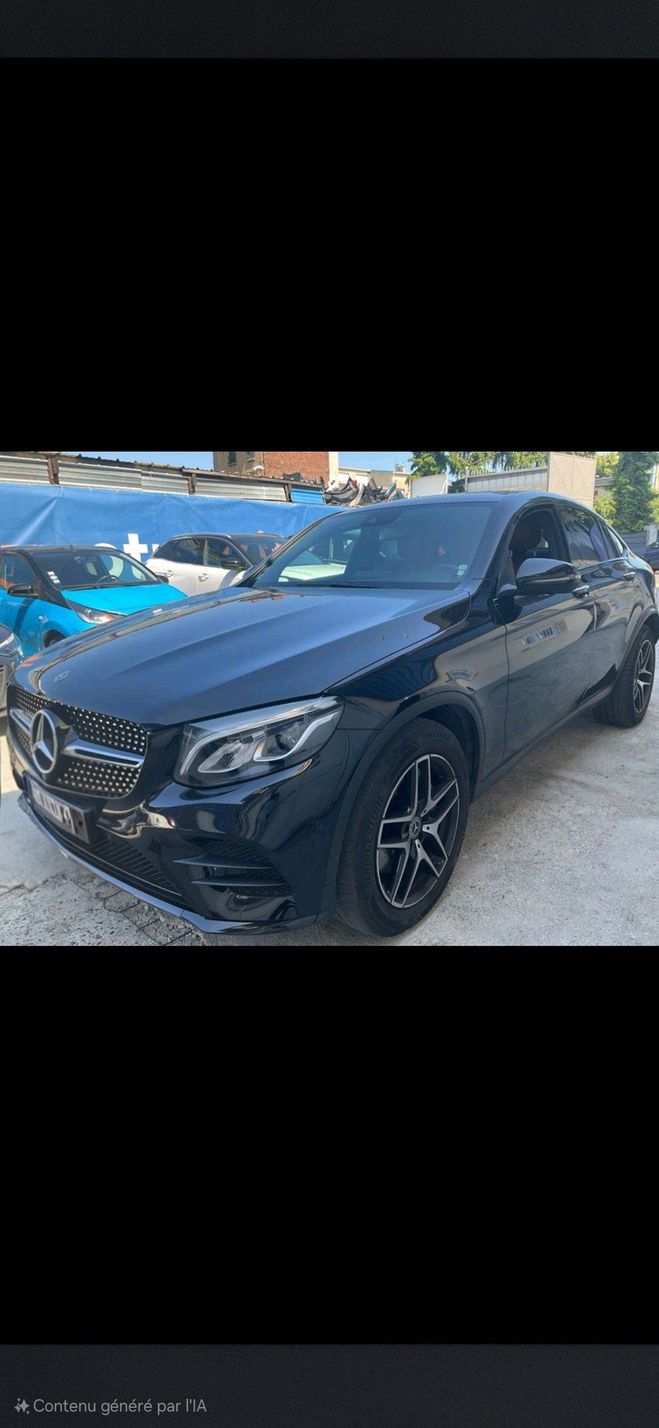 Mercedes GLC Coup 250D 205CH 4 MATIC / AMG LINE / TO Noir de 2018