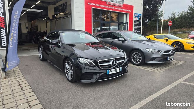 Mercedes Classe E E220D Cabriolet AMG line Noir de 2019