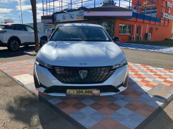 Peugeot 308 PureTech 130 EAT8 ALLURE Camra ADML Blanc de 2023