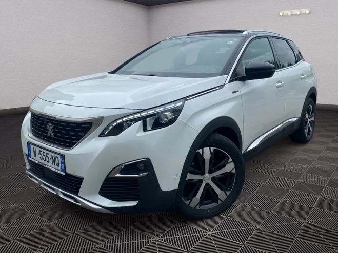 Peugeot 3008 II 1.6 BLUEHDI 120 GT Line EAT6 CUIR TOI Blanc de 2017