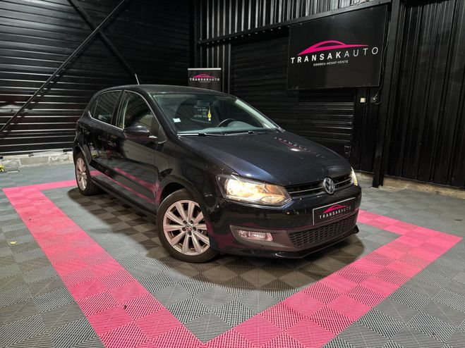 Volkswagen Polo 1.6 tdi 90 cr fap bluemotion technology  NOIR de 2011