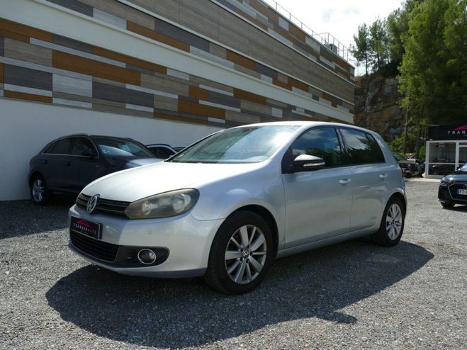 Volkswagen Golf VI 1.6 TDI 105 Ch CARAT DSG7 Gris de 2012