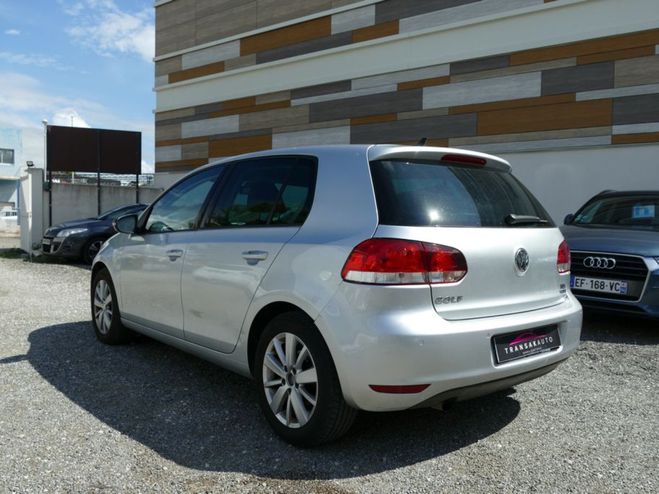 Volkswagen Golf VI 1.6 TDI 105 Ch CARAT DSG7 Gris de 2012