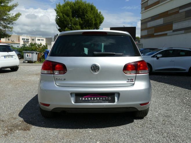 Volkswagen Golf VI 1.6 TDI 105 Ch CARAT DSG7 Gris de 2012