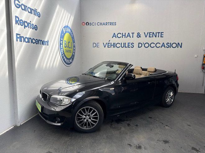 BMW Serie 1 CABRIOLET (E88) 118I 143CH CONFORT Noir de 2012