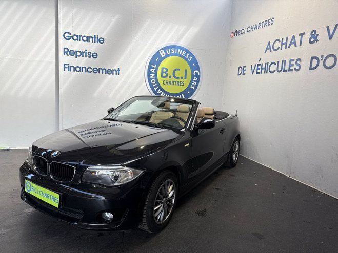 BMW Serie 1 CABRIOLET (E88) 118I 143CH CONFORT Noir de 2012
