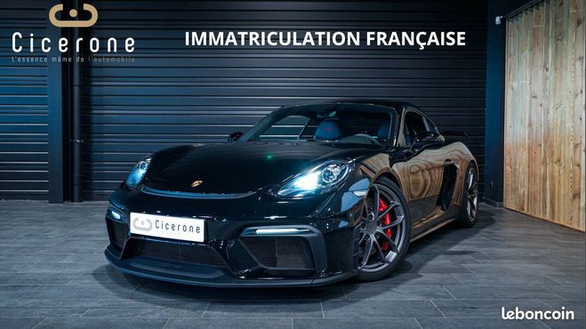 Porsche Cayman 718 GT4 PPF COMPLET FULL SERVICE BOITE M Noir de 2020