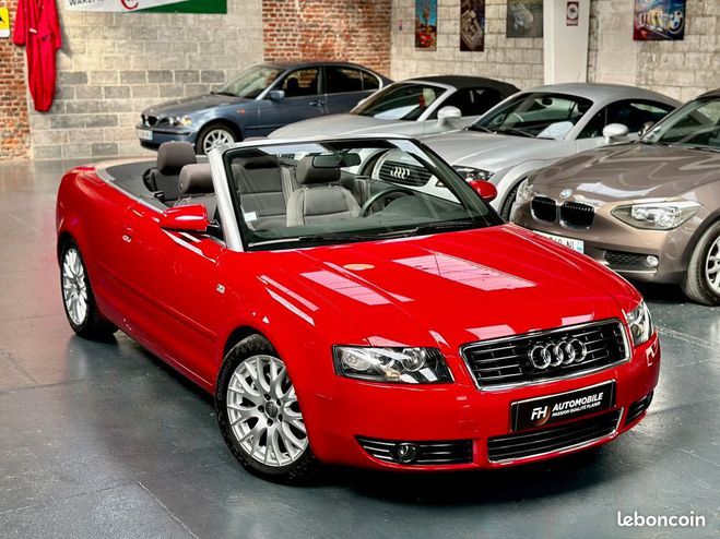 Audi A4 Cabriolet 2.4L V6 170 ch 62 980 kms Clim Rouge de 2003