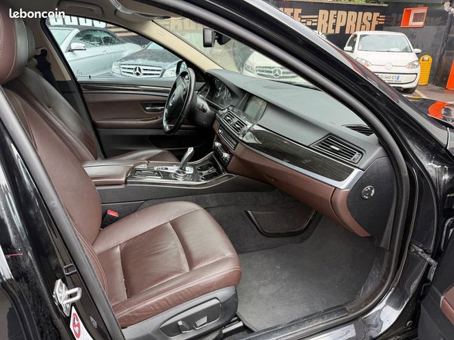 BMW Serie 5 (F10) 530DA 258CH LUXURY Noir de 2014