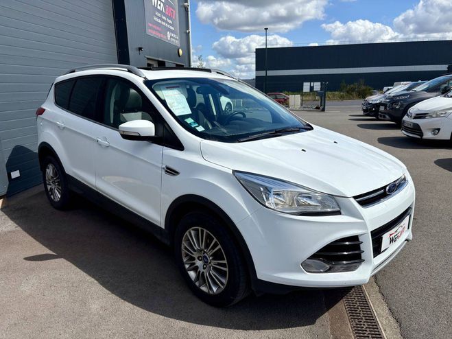 Ford Kuga II 2.0 TDCi 140ch FAP Trend BLANC de 2014