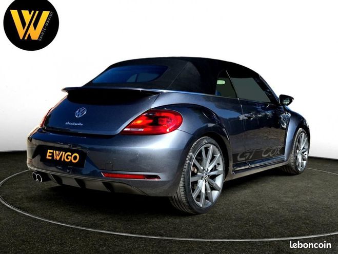 Volkswagen Coccinelle CABRIOLET 2.0 TDI 150 BLUEMOTION GT COX  Gris de 2016