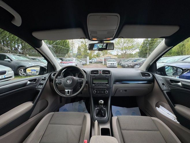Volkswagen Golf VI VI 2.0 tdi 110ch Confortline Noir de 2009
