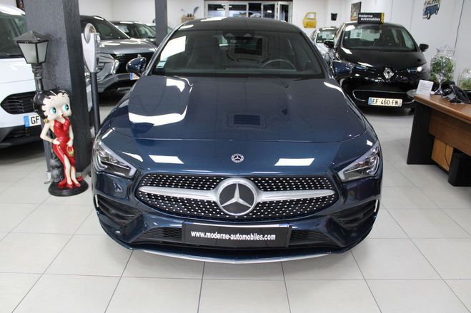 Mercedes Classe CLA ng Brake 200 163CH AMG LINE 7G-DCT 9CV Bleu F de 2020