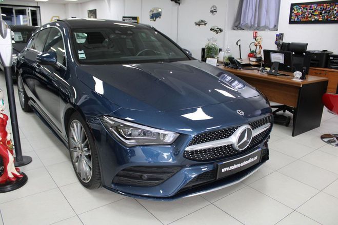 Mercedes Classe CLA ng Brake 200 163CH AMG LINE 7G-DCT 9CV Bleu F de 2020