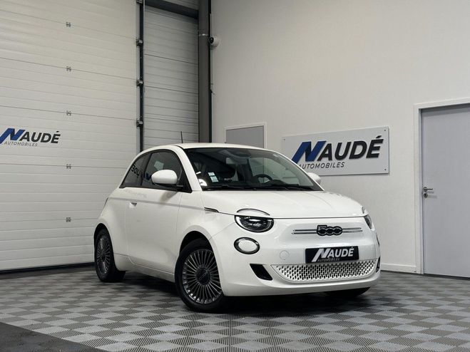 Cliquer pour voir la photo suivante Fiat 500 e 118 ch 42kw Boite auto Passion BLANC de 2021