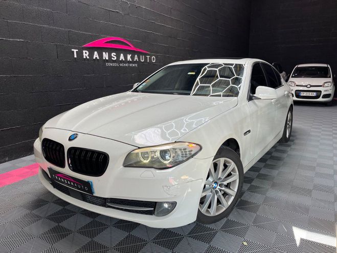 BMW Serie 5 F10 525d 204ch Luxe A Blanc de 2010