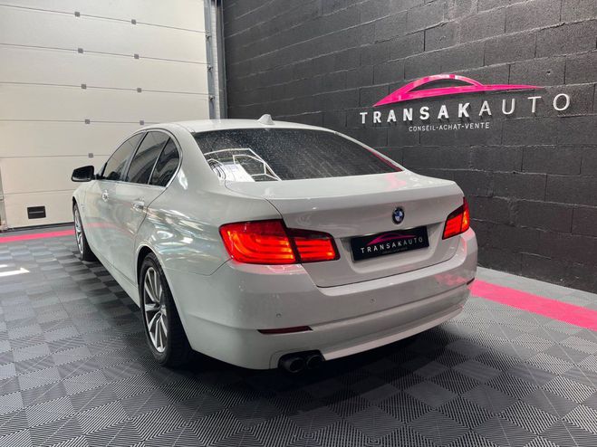 BMW Serie 5 F10 525d 204ch Luxe A Blanc de 2010
