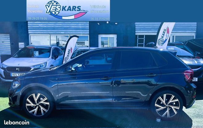 Volkswagen Polo 1.0 TSI 110ch R-Line DSG7-CARNET A JOUR Noir de 2022