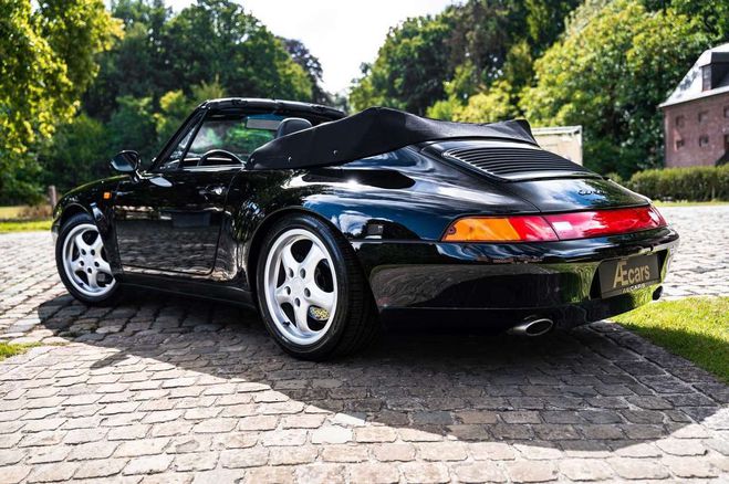 Porsche 911 993 CARRERA CABRIOLET- MANUAL FULL HISTO Noir de 