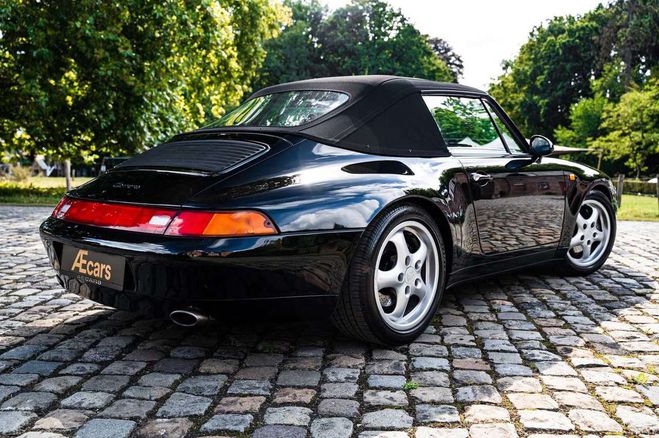 Porsche 911 993 CARRERA CABRIOLET- MANUAL FULL HISTO Noir de 