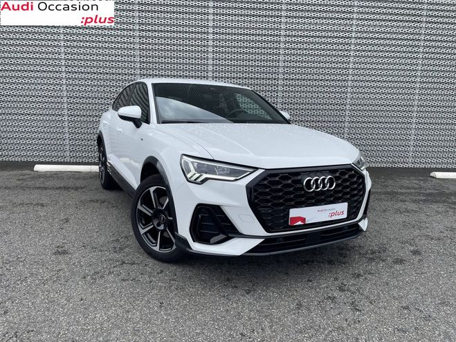 Audi Q3 Sportback 45 TFSIe 245 ch S tronic 6 S l Blanc de 2022