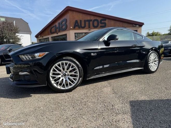 Ford Mustang v8 5.0 gt fastback pack premium cuir sie Noir de 2016