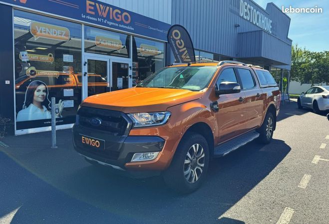 Ford Ranger 3.2 TDCi 200CH DOUBLE CABINE WILDTRAK BV Orange de 2019