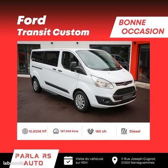  Voir détails -Ford Custom Transit 180ch 9 places bote automatique à Sarreguemines (57)