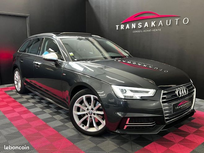 Audi A4 Avant V6 3.0 TDI 218 S tronic 7 Quattro  Gris de 2017
