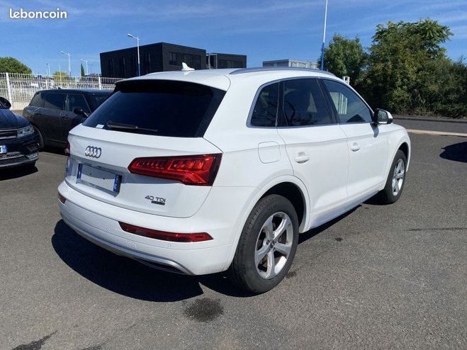Audi Q5 40 TDI 190CH DESIGN LUXE QUATTRO S TRONI Blanc de 2018