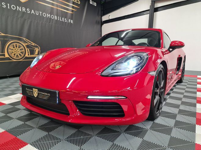 Porsche 718 CAYMAN S 2.5 L 350 CH ? PDK Pack Carbone Rouge Carmin de 2017