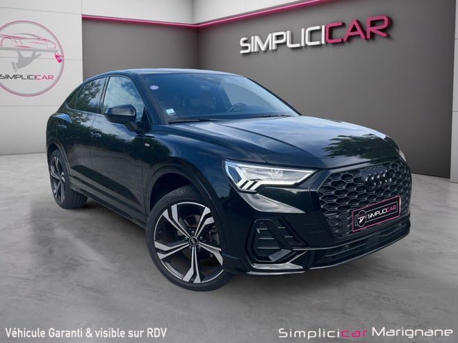 Cliquer pour voir la photo suivante Audi Q3 Sportback 35 TFSI MILD HYBRID SLINE - CA Noir de 2020
